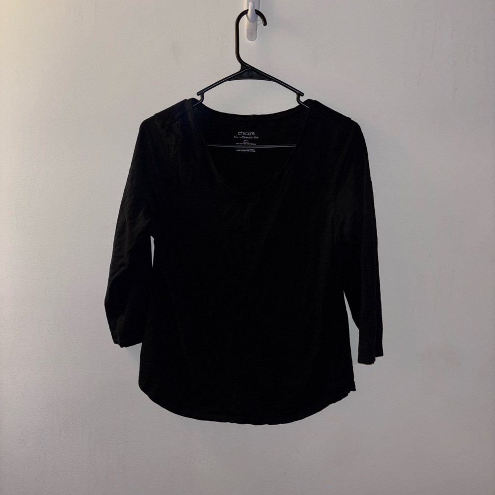 Chicos Black Top